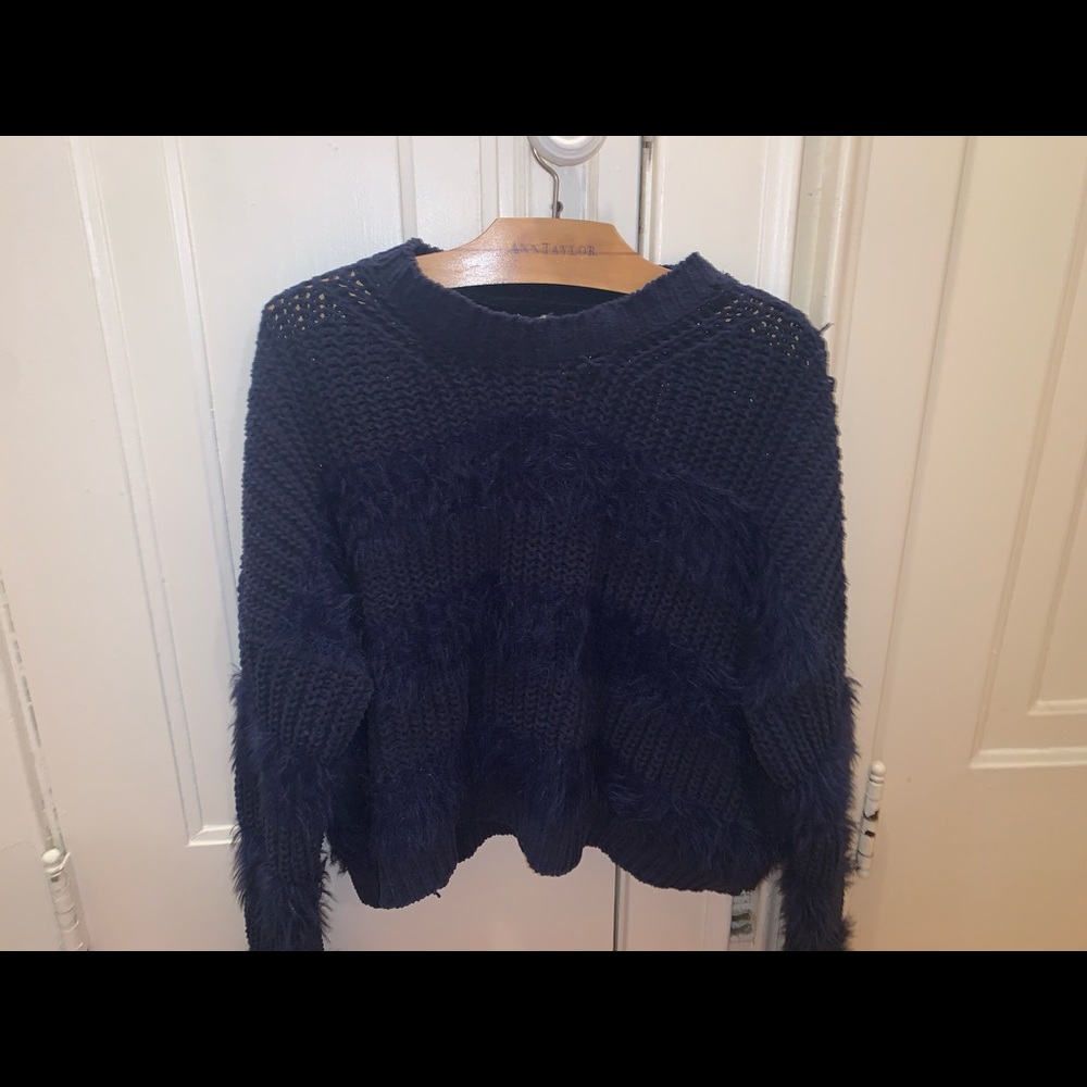 Navy blue sweater from Nordstrom Rack